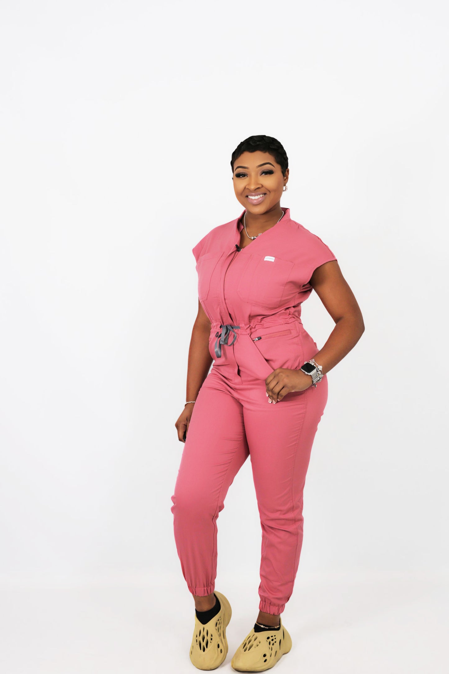 "Blush Print" Jumpsuit