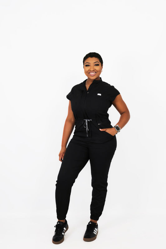 "Black Ink" Jumpsuit